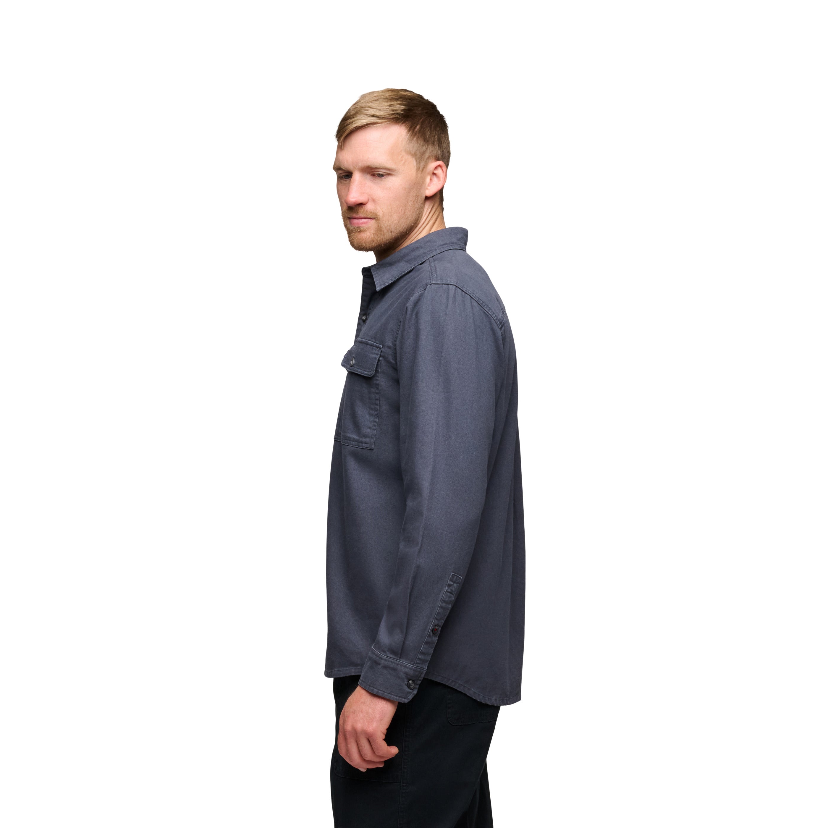 Men's Canvas Long Sleeve Shirt